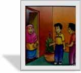 situasi gambar berikut: Meminta izin
