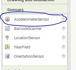 AcceleratormeterSensor στην οθόνη σας. 5.