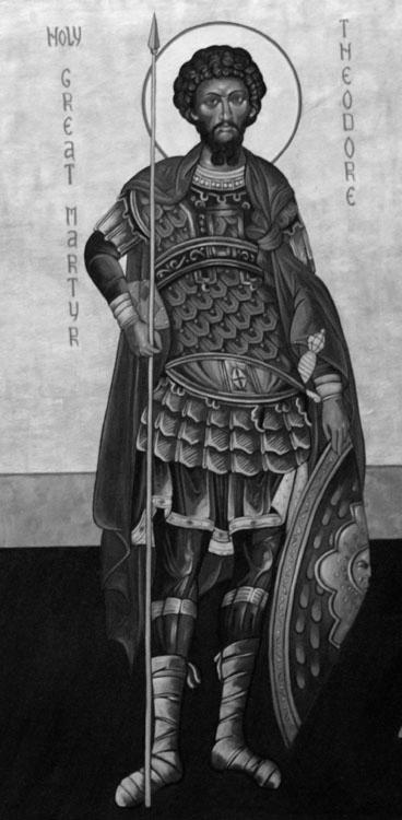 He was the son of pious parents, Sergios and Irene, who suffered for the Faith under the Iconoclast Emperor Theophilos.