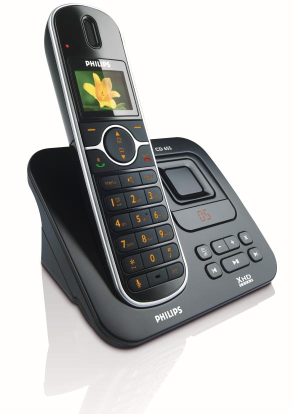Înregistraţi-vă produsul şi obţineţi asistenţă de la www.philips.com/welcome CD655 RO Robot telefonic!