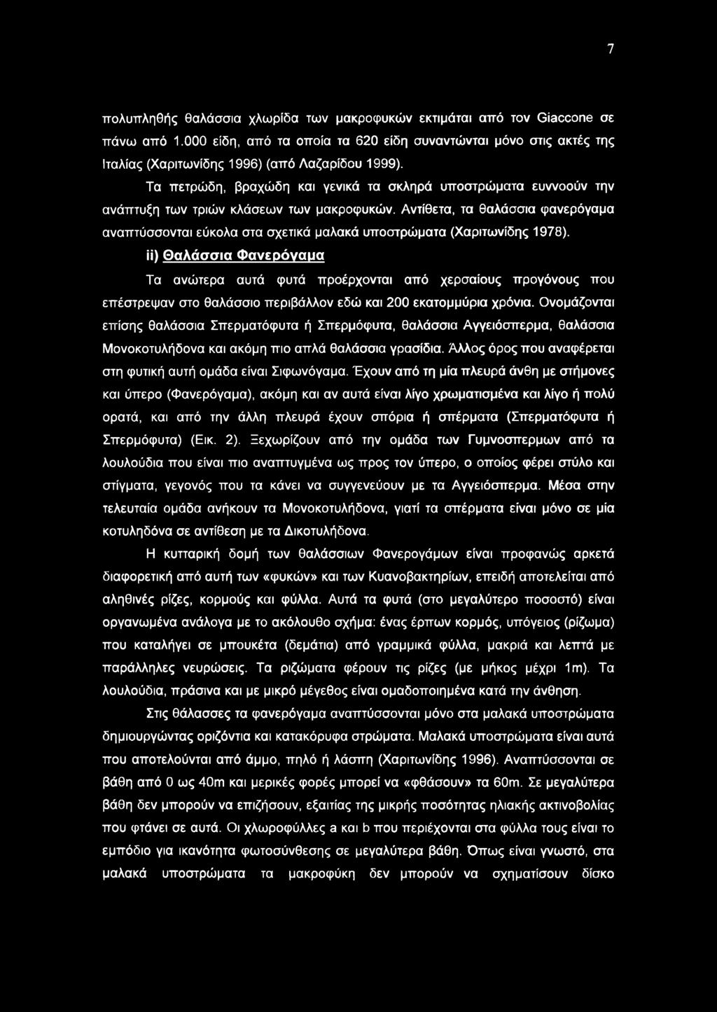 Τα πετρώδη, βραχώδη και γενικά τα σκληρά υποστρώματα ευννοούν την ανάπτυξη των τριών κλάσεων των μακροφυκών.