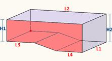 ΕΠΙΦΑΝΕΙΕΣ 3D ΕΠΙΦΑΝΕΙΕΣ 3D Επιλέξτε μία από τις προτεινόμενες επιφάνειες 3D (π.χ. την πισίνα) και εισάγεται τα γεωμετρικά χαρακτηριστικά της, βάση του σχεδίου.
