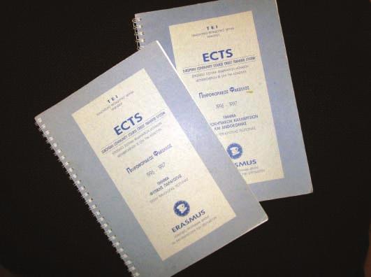 To TEI Κρήτης συμμετείχε στο πιλοτικό πρόγραμμα του ECTS και ήταν από τα πρώτα Ιδρύματα του οποίου Τμήματα εφάρμοσαν το σύστημα μεταφοράς πιστωτικών μονάδων και εξέδωσαν ειδικό οδηγό ECTS το 1996