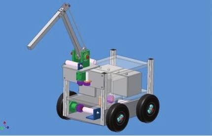 κλίση. Ρομπότ για θερμοκηπιακές καλλιέργειες Στο εργαστήριο Αυτοματισμού & Ρομποτικής του Τ.Ε.Ι. Κρήτης, έχει ξεκινήσει η ανάπτυξη ρομποτικού συστήματος με βασικό προσανατολισμό τη συλλογή ντομάτας.