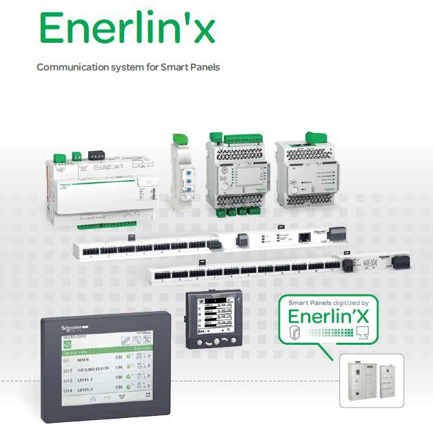 Η σειρά προϊόντων Enerlin X ανοίγει την πόρτα στην προηγμένη διασύνδεση Εφαρμογή: Παρακολούθηση & Έλεγχος ενέργειας και εξοπλισμού Χαρακτηριστικά: Απλό σύστημα αρθρωτής