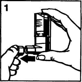 Pravilno rukovanje inhalatorom je od presudne važnosti za uspješnost liječenja. Inhalator je prije prve upotrebe potrebno 2 puta aktivirati potiskom na spremnik.