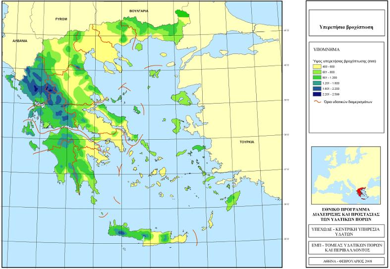 ΚΕΦΑΛΑΙΟ 2 : ΥΔΑΤΙΚΟ ΔΙΑΜΕΡΙΣΜΑ ΘΕΣΣΑΛΙΑΣ 11 θερμομετρικό εύρος ξεπερνά τους 22 C. Οι πιο θερμοί μήνες είναι ο Ιούλιος και ο Αύγουστος και οι πιο ψυχροί ο Ιανουάριος, ο Φεβρουάριος και ο Δεκέμβριος.