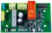 Izhodni moduli Brezžični energetski modul izhodov PG Brezžični energetski modul JA-150N (16 A/250 V AC) kopira stanje izbranega izhoda PG (PG 1 do PG 32).