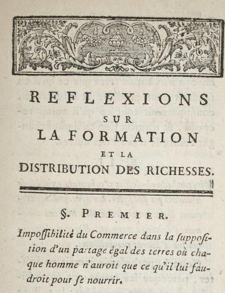 Anne-Robert-Jacques Turgot (1727-1781) «Étymologie»,