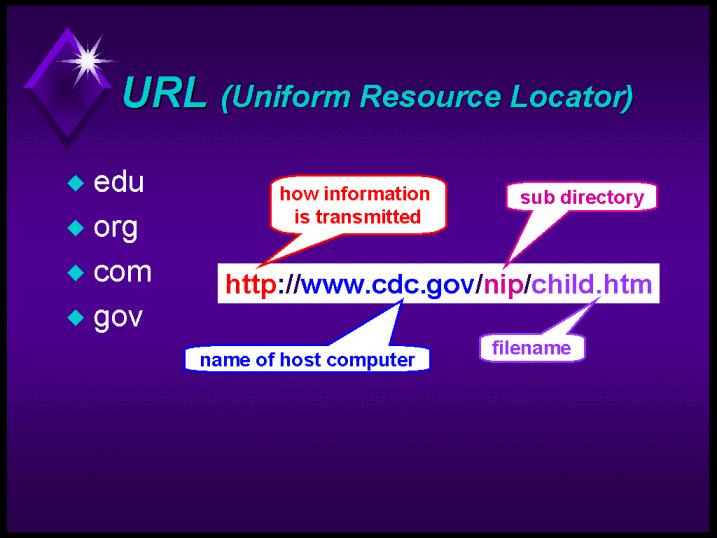 Η διεύθυνση αυτή καλείται URL (Uniform Resource Locator -