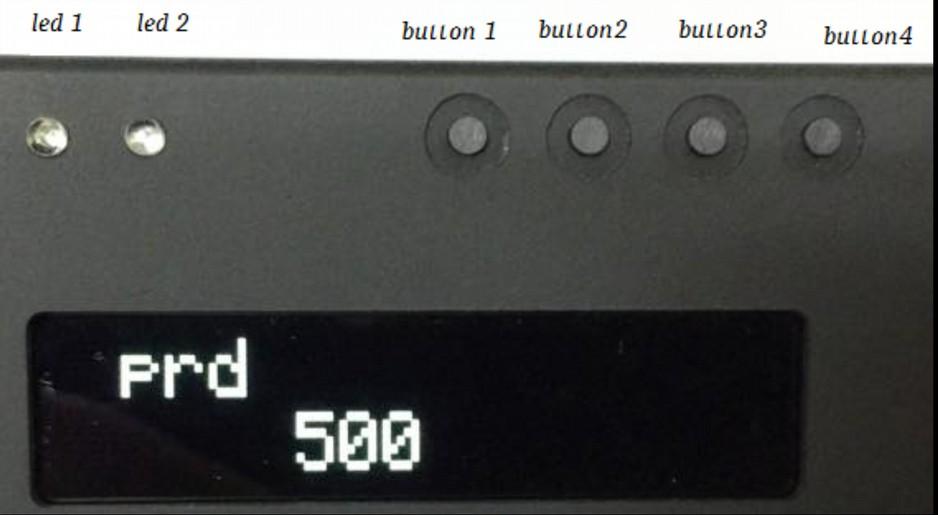 ΡΥΘΜΙΣΗ του boost controller 1. Πατώντας μια φορά το button 2 η λειτουργία αλλάζει Hi/Low 2. πατώντας το button 2 για 2 δευτερόλεπτα μπαίνει σε λειτουργία off 3. ποσοστό boost 0 100 4.