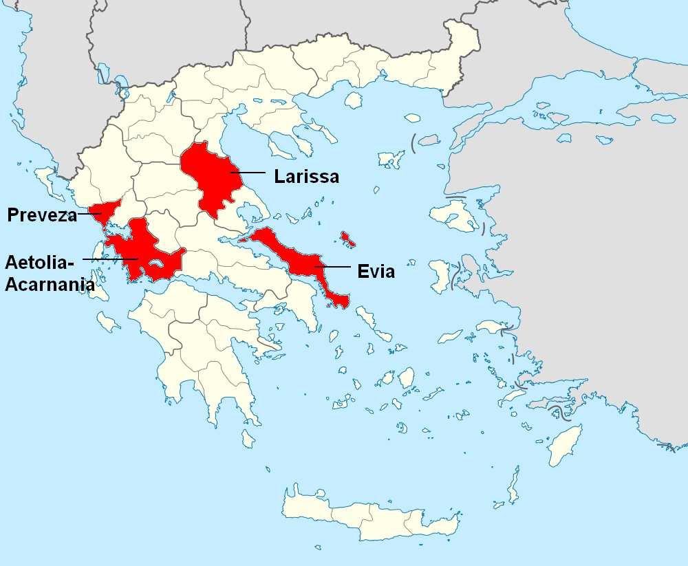 Studii de caz Grecia Zona reprezintă cea mai importantă regiune agricolă din Grecia cu 3472 km 2 teren agricol. Creşterea animalelor joacă de asemenea un rol important în Larissa.