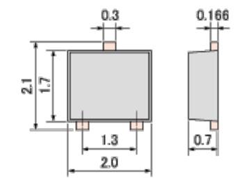 pattern example unit : mm