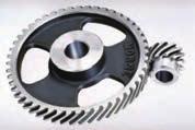 ب( خاصیت مهم چرخ دندههای حلزونی نسبت تبدیل و است. ج( کاربرد اصلی چرخ دندههای مخروطی در خودروها است.