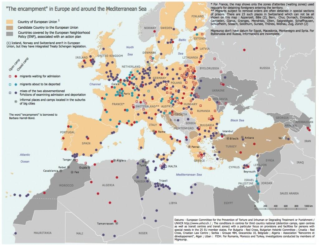 org/ Χάρτης θανάτων μεταναστών στα σύνορα, σε παγκόσμιο επίπεδο