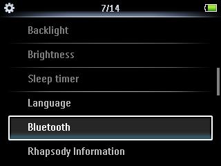 3 Επιλέξτε Turn on Bluetooth για να ενεργοποιήσετε το χαρακτηριστικό Bluetooth της συσκευής αναπαραγωγής.