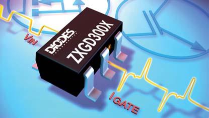 Gate Driver Transistors IN CC I source @ I IN =10m I sink I sinkpk I IN Gate Driver Switching Times (typ) td(rise) ns tr ns td(fall) ns tf ns @ Condition ZXGD3001E6 12 12 4.2 2.2 9 1 1.3 7.