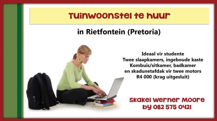 Die koste aan die oggend beloop R50 per persoon. Bespreek vroegtydig deur n e-pos te stuur na ptaoos@nhk.co.za. Meld asseblief die gemeente asook die aantal mense waarvoor gereed gemaak moet word.