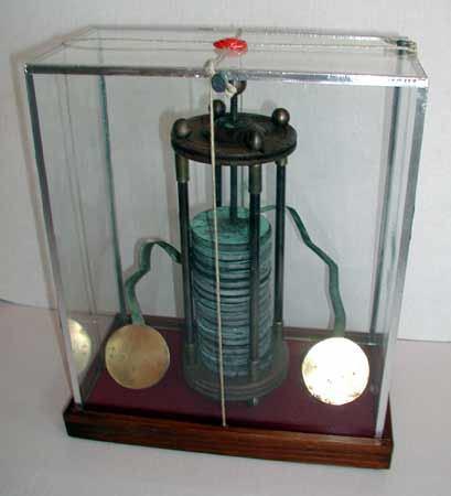Naelektrisanje kao objekat merenja Prvu naponsku bateriju demonstrirao je Alessandro Volta 1799.