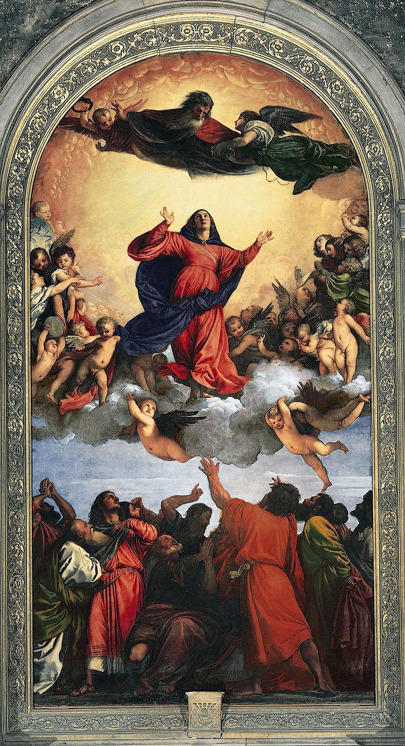 Tiziano Vecelli or Tiziano Vecellio c. 1488 1576) Η Ανάληψη της Παναγίας ήταν το πρώτο έργο του Τισιανού στην Βενετία.