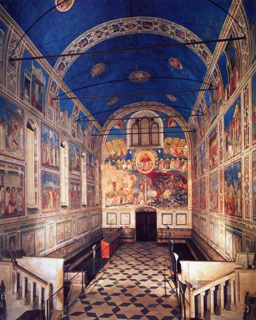 O Giotto ανάμεσα στα 1302 και 1305 κάλυψε τους τοίχους μιας μικρής