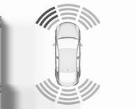 164 Οδήγηση και χρήση Η αναμμένη λυχνία LED στο κουμπί του συστήματος υποβοήθησης στάθμευσης D δείχνει ότι το σύστημα βρίσκεται σε ετοιμότητα λειτουργίας.