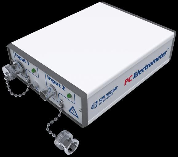 5.4 Μετατροπέας PC Electrometer (SunNuclear) Διαθέτει δύο κανάλια, όπου το ένα συνδέεται στο όργανο (πχ. 1DScanner) και το άλλο στον υπολογιστή.