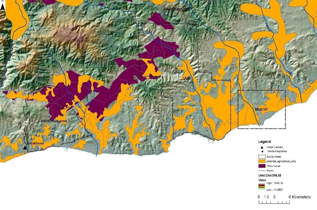Βάβλα-Καψάλες: Αναλύσεις σε Επίπεδο Μικρο-κλίμακας Ψηφιακά δεδομένα Τμήμα Γεωλογικής Επισκόπησης, Τμήμα
