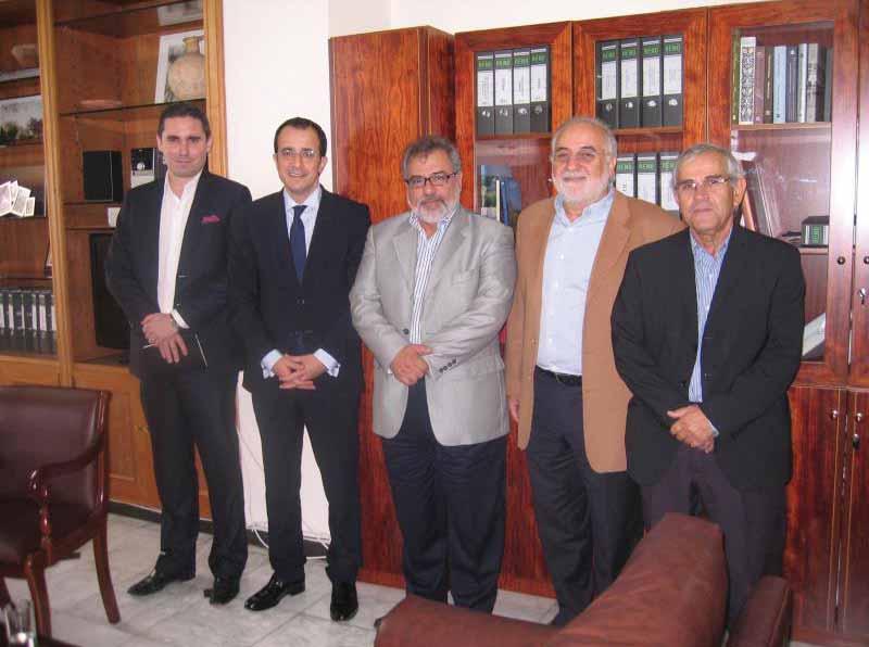 Χατζηχρυσάνθου Στιγμιότυπο από τη συνάντηση με τον