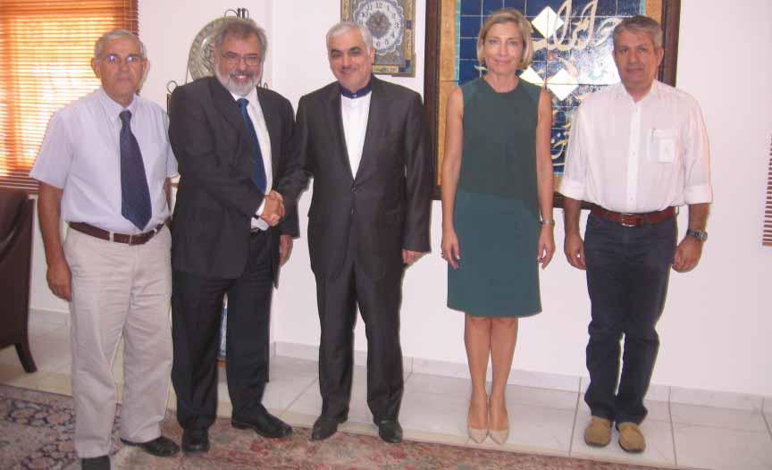 Από τη συνάντηση του ΕΒΕΑ με τον Πρέσβη του Ιράν Δρ Zabib με στόχο την ανάπτυξη διμερών σχέσεων μεταξύ της Κύπρου και του Ιράν Κύπρο.