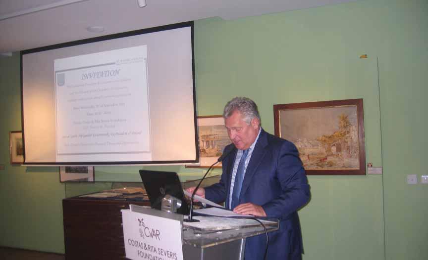 Από την εκδήλωση με κύριο ομιλητή τον πρώην Πρόεδρο της Πολωνίας Aleksander Kwasniewski Εκδήλωση με ομιλητή τον πρώην πρόεδρο της Πολωνίας Το Εμπορικό και βιομηχανικό Επιμελητήριο Αμμοχώστου και ο