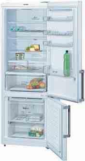 Ελεύθεροι ψυγειοκαταψύκτες 193x70 cm x-deep, Full NoFrost PKNB56VL30 Inox PKNB56VW30 Λευκό Ενεργειακή κλάση: A++ Eτήσια κατανάλωση ενέργειας: 325kWh Κλιματική κλάση SN-T (10 C-43 C) Συνολική μικτή