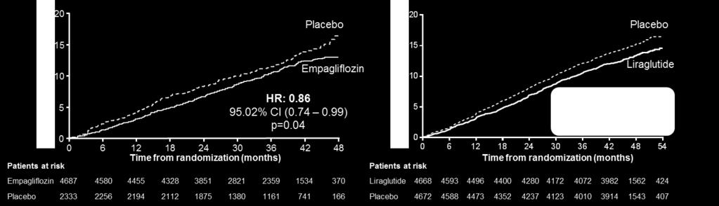 non-fatal MI, or non-fatal stroke LEADER CV death, non-fatal MI, or