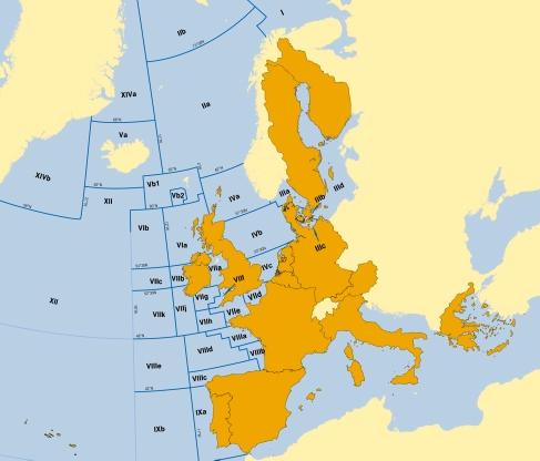 I Barents Sea, Barentsz zee, Mare di Barents, Θάλασσα Barents IIa Norwegian Sea, Noorse Zee, Mare di Norvegia, Θάλασσα της Nορβηγίας IIb Spitzbergen and Bear Island, Spitsbergen en Bereneiland,