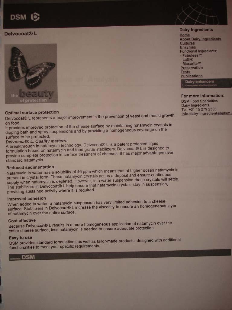 1.2. ΣΤΟΙΧΕΙΑ NATAMYCIN-PIMARICIN