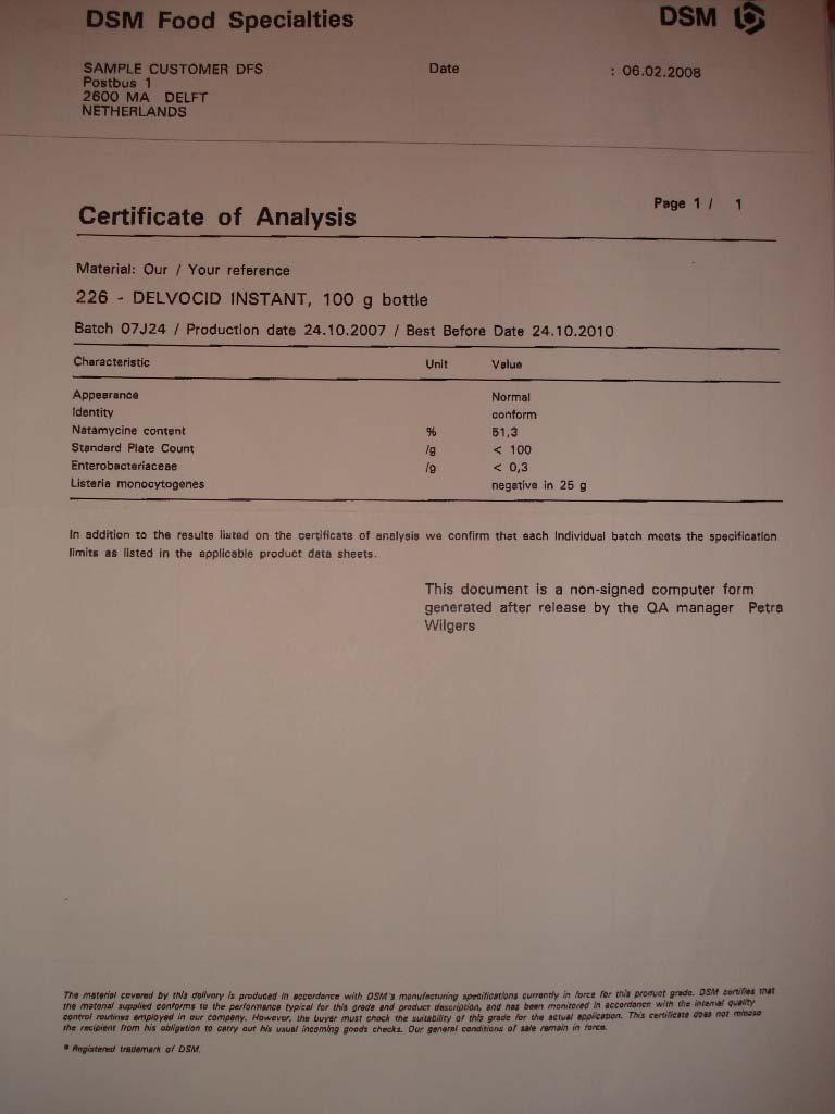 1.3. ΣΤΟΙΧΕΙΑ NATAMYCIN-PIMARICIN