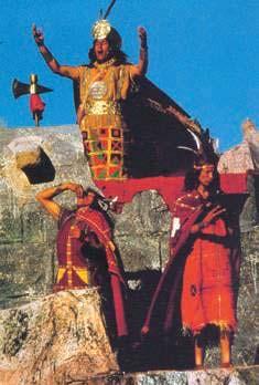 πολιτι- Περού στη γιορσμό των Ίνκας τη του