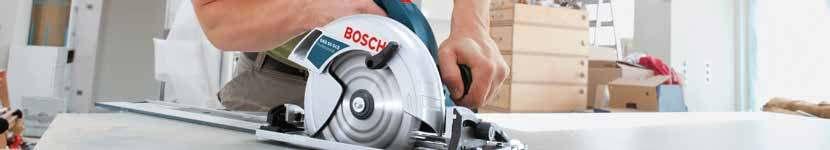 Προωθητικές ενέργειες Καθαρές κοπές Bosch It s in your hands Bosch Professional Δισκοπρίονο GKS 65 GCE Professional σε L-Boxx GUIDERAIL COMPATIBLE