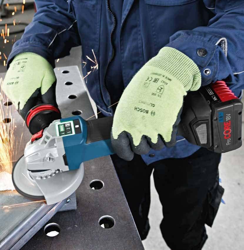 Η νέα διάσταση ισχύος It s in your hands Bosch Professional 87% περισσότερη ισχύ* και τουλάχιστον 28% πιο συμπαγής** ΝΕΑ γενιά στοιχείων για μια μπαταρία υψηλής απόδοσης Bosch Redeine your limits Η