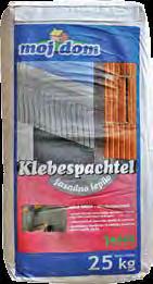 16 cm ----- 9,9 EUR/m 2-34% = 6,43 EUR/m 2 UGODNO 16 Klebespachtel fasadno