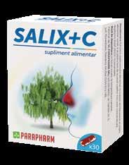 salix+c Mod de prezentare: 30 de capsule gelatinoase tari / cutie Cunoscută drept aspirina vegetală, extractul din scoarță de salcie este unul din cele mai utilizate remedii naturale împotriva