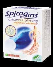 Spirulina constituie o sursă inegalabilă de aminoacizi esențiali, vitamine din complexul B, vitamina E și microelemente indispensabile vieții, iar fructul de cătină (Hippophae rhamnoides) are un