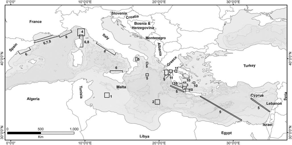 Gear % Mean value (Mediterranean