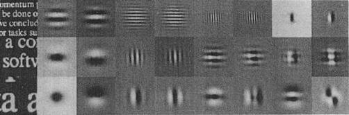 The Principal Components of Natural Images The principal components look different