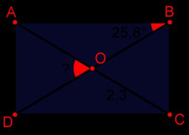 2( أ- يوجد محورا تناظر للمستطيل, ارسمهما. ب- ماذا يمكن أن تستنتج بالنسبة إلى ضلعين متقابلين من المستطيل من حيث تقايسهما.