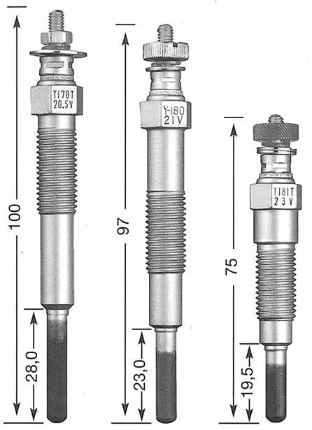 25 12 Hex 12 Hex 12 Hex 16 V 22,5 V 22,5 V Y-176 Y-177-1 Y-178 M 10 x 1.