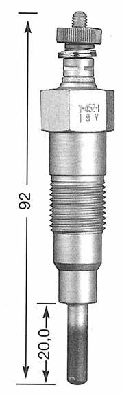 5 14 Hex 9,5 V Y-405 M 14 x