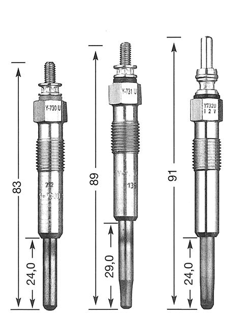 V 8 V 11 V Y-738 U M 10 x 1 10 Hex 11 V