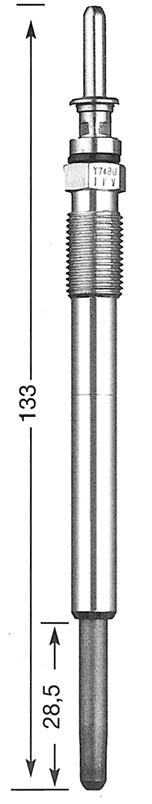 10 Hex 11,5 V Y-747 U M 10 x 1 10 Hex