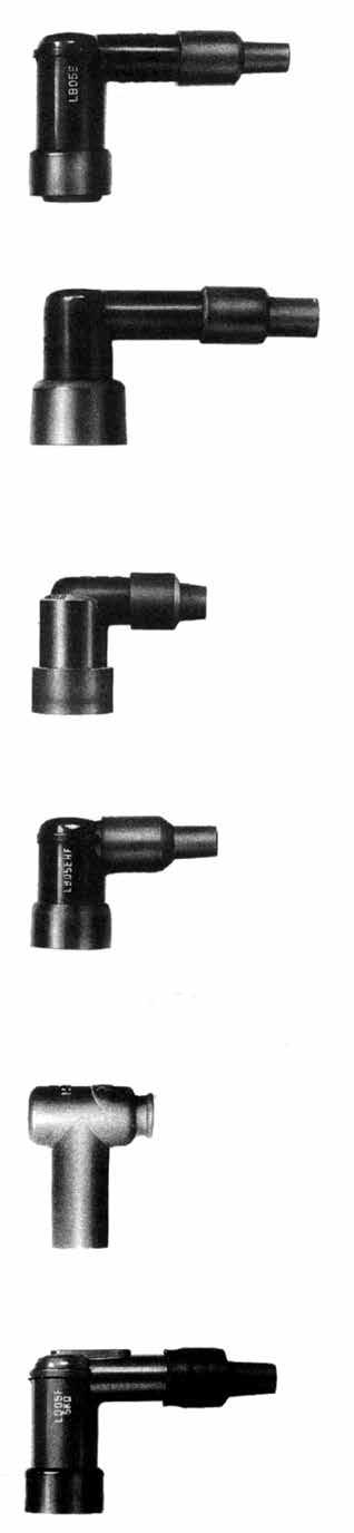 NGK SPARK PLUG RESISTOR COVER Configuration (application plug thread dia, body material) Unit: mm LE, LB type: 14mm ø thread LD type: 10 & 12mm ø thread Phenolic resin <Excluding LB EZ type> 39.